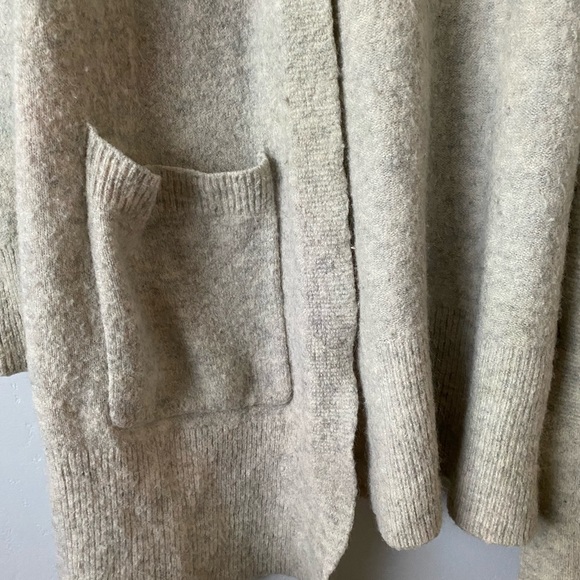 Madewell Beige Merino Wool Blend Long Cardigan - Picture 5 of 9
